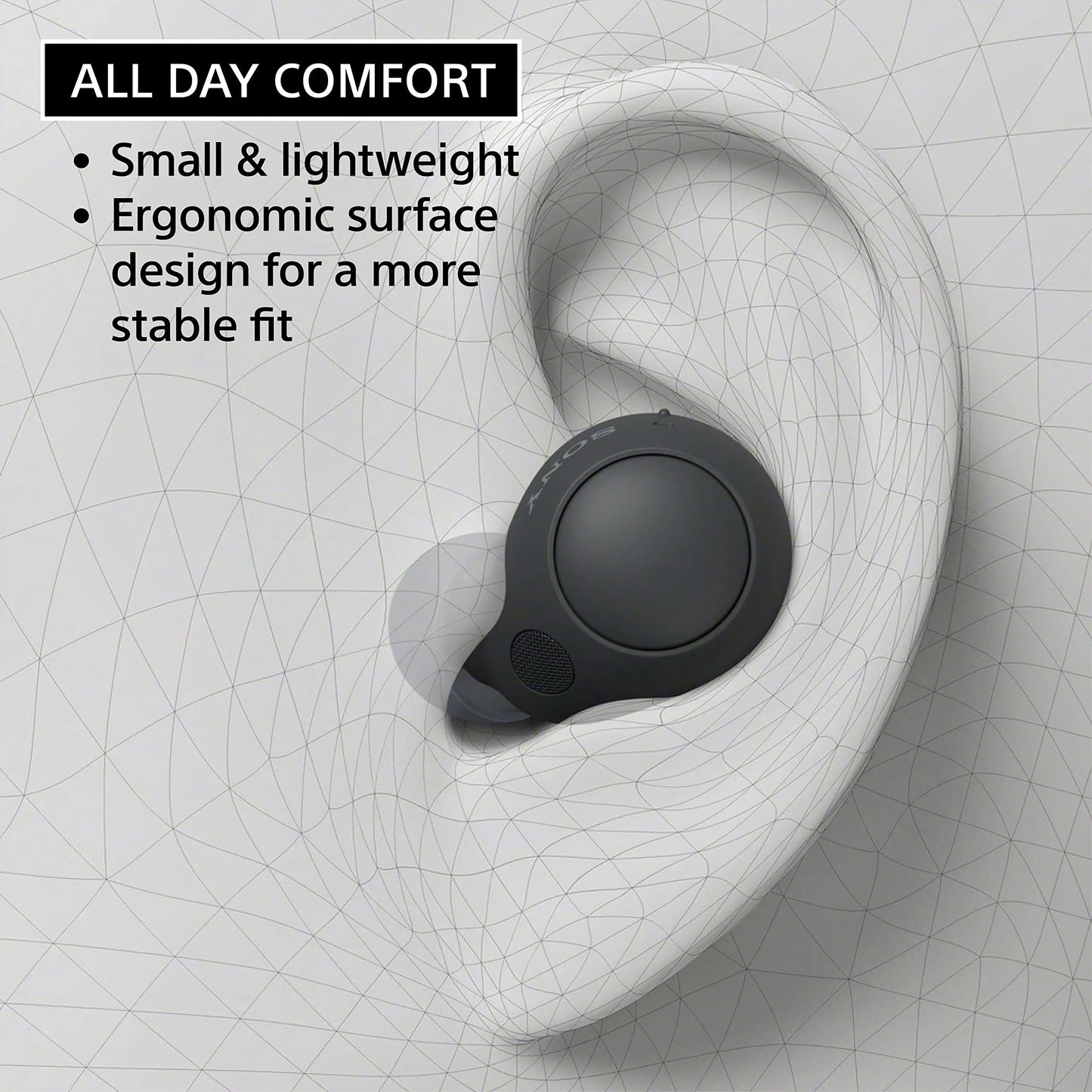 Certified Refurbished - Sony WF-C700N Truly Wireless Noise Canceling In-Ear Bluetooth Earbud Headphones - Black